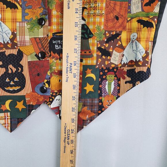 Halloween Vest Women LARGE Westbury Witches Bats Ghost "BOO" Pin Included Party - Picture 13 of 13